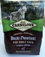 Duck and Pheasant for adult cats *** hairball control ***